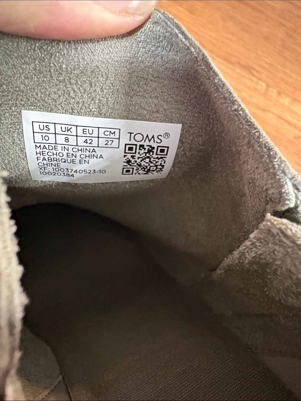 Toms Suede Ankle Booties in Sage Gray - Picture 2 of 7